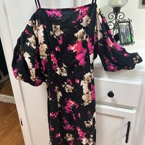 DKNY Vibrant Floral Dress